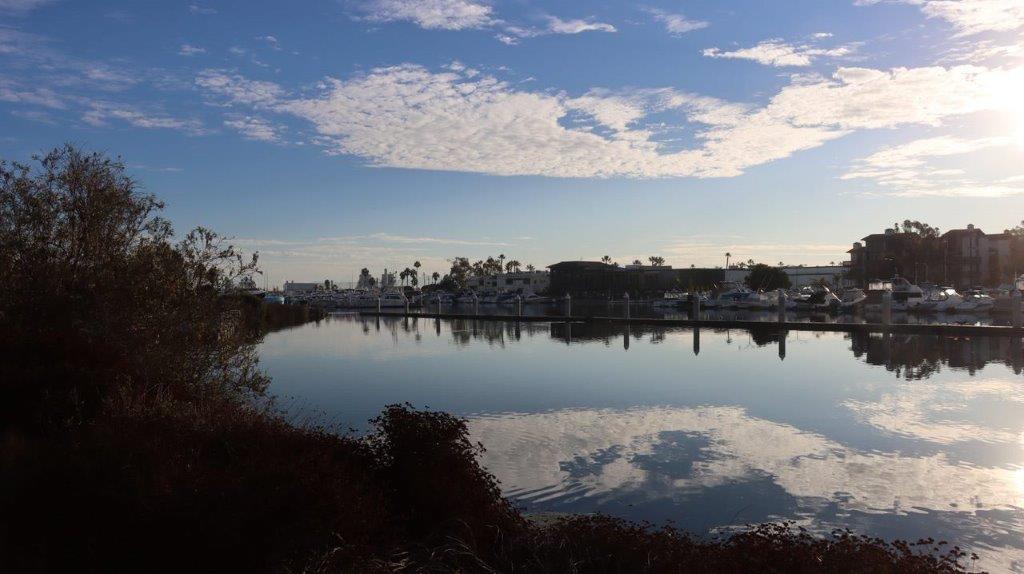 A body of water with buildings and clouds in the sky

Description automatically generated