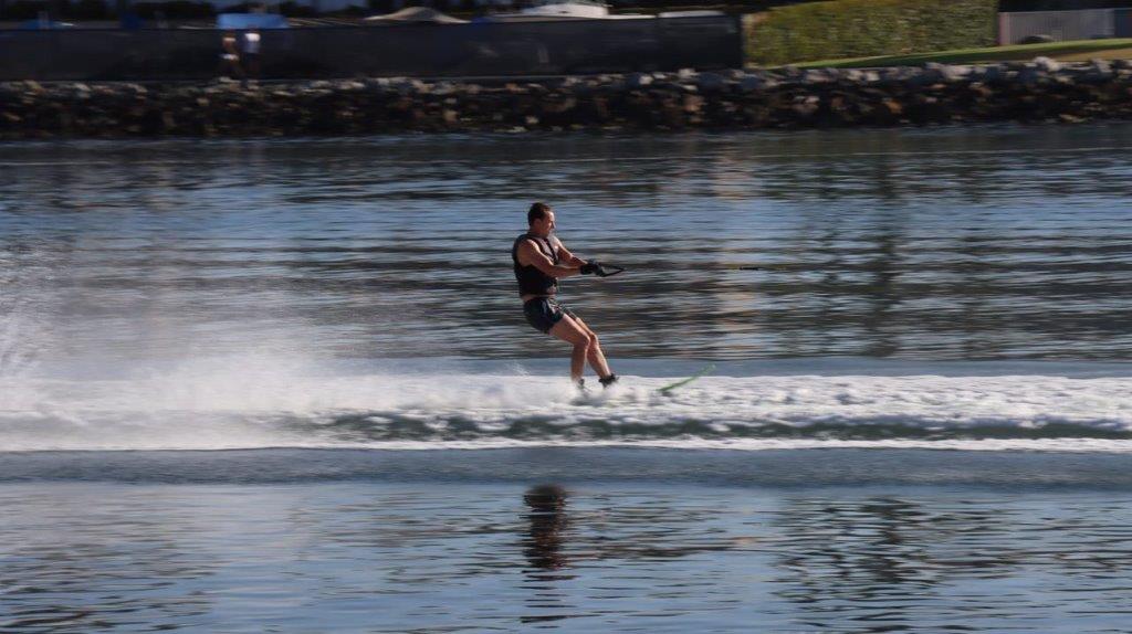 A person on a wakeboard

Description automatically generated