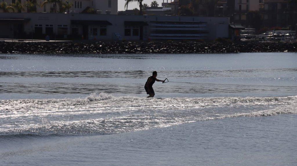 A person parasailing in the water

Description automatically generated