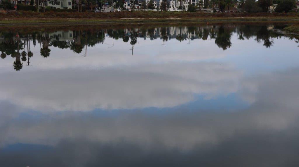 A reflection of clouds in the water

Description automatically generated