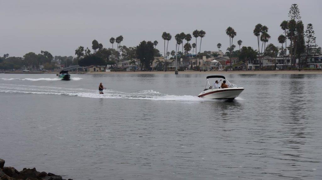 A speedboat on the water

Description automatically generated